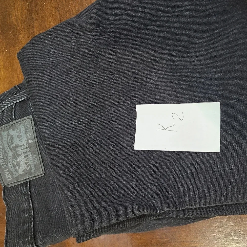 Levi's Strauss jeans 559 men's size .36×32 black color